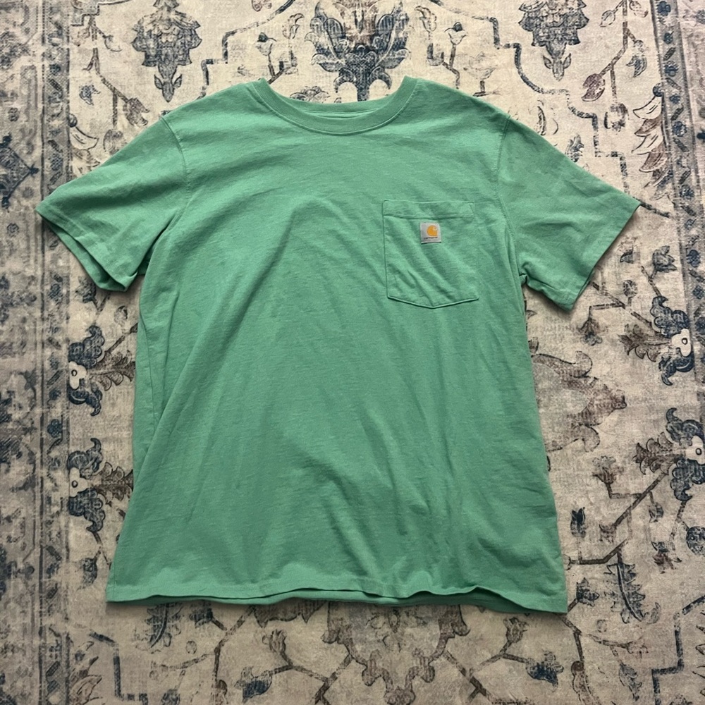 Carhartt Men's Mint Green Short Sleeve Tee